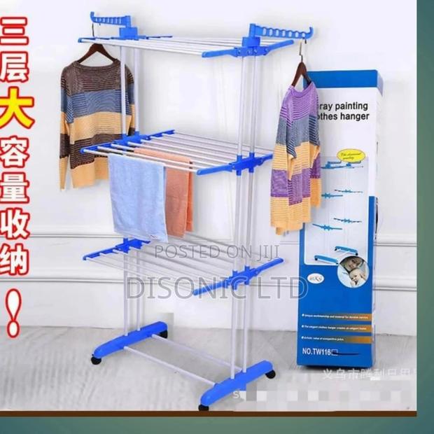 Indoors Outdoors Clothes Drying Rack · Photo 3
