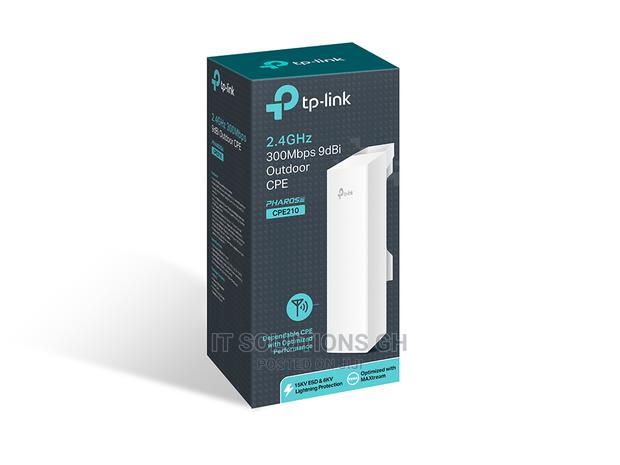 Tp-Link TL-CPE210 – 2.4ghz 300mbps 9dbi Outdoor CPE · Photo 1
