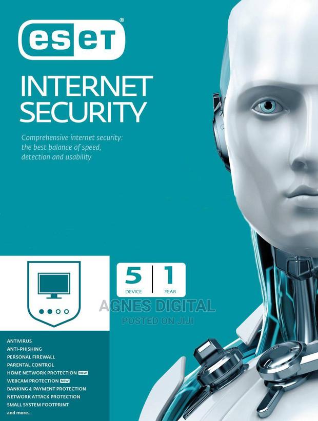 ESET Internet Security 5 Devices 1 Year Win/Mac/Android/Ios