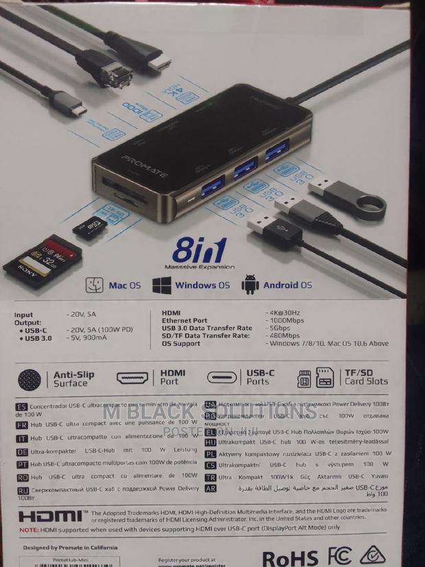 Promte Primehub-Mini Ultra Compact 8-in-1 USB-C Hub · Photo 4