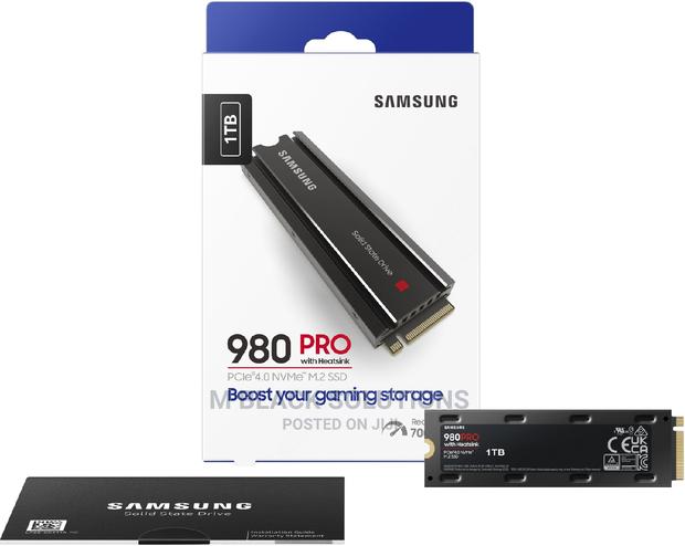 Samsung 1TB 980 PRO M.2 Nvme SSD With Heatsink · Photo 2