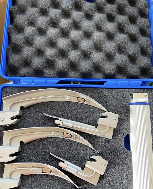 Fiberoptic Laryngoscope 5 Blades + 1 Handle for Adult and Child Use · Photo 2