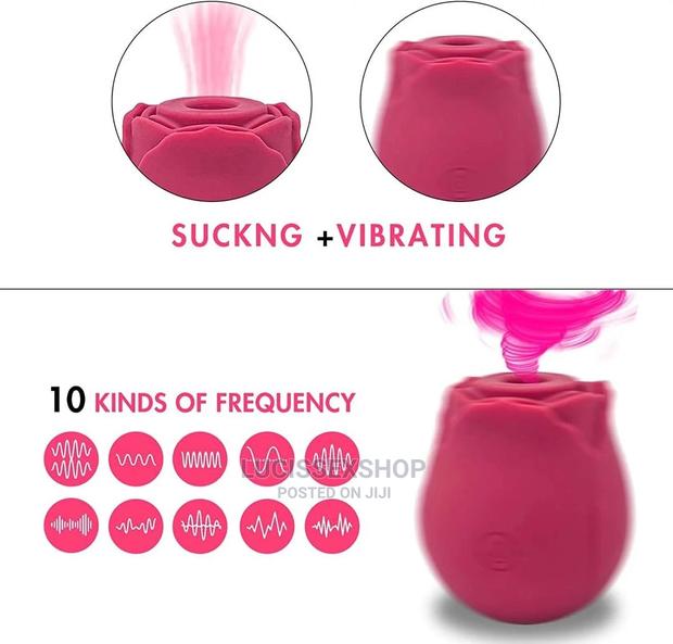 Rose Clit-Sucker Vibrator. · Photo 4
