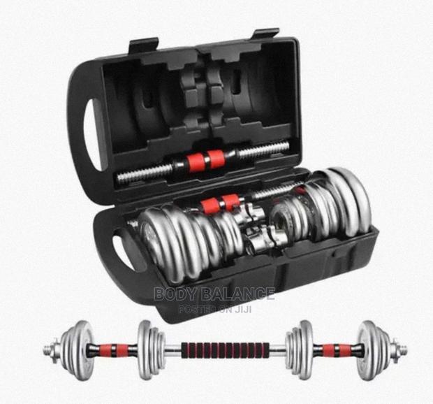 Pure Metal 30kg Dumbbells/Barbell · Photo 3