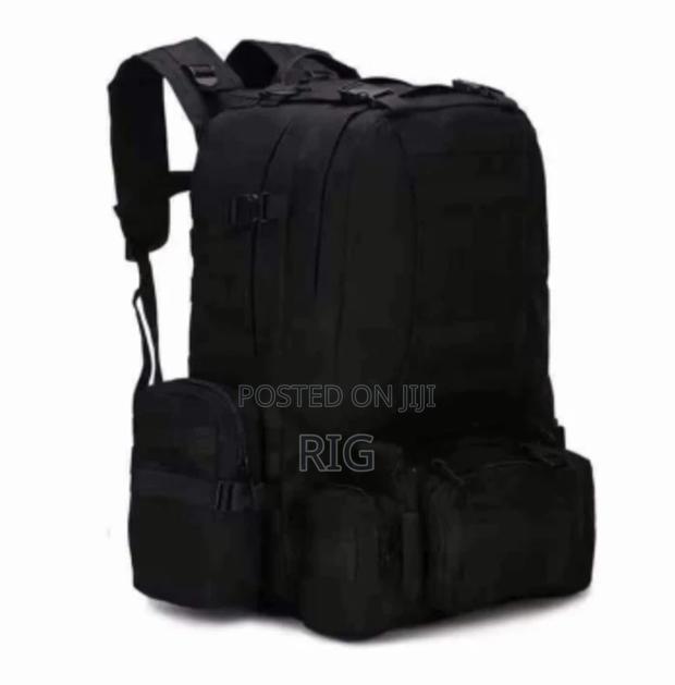 Black Military 50L Tactical Backpack · Photo 2