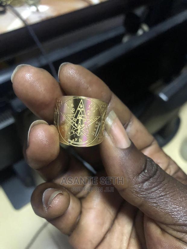 The Powerful Tetragrammaton Ring for Protection 4 Letters Of photo 3