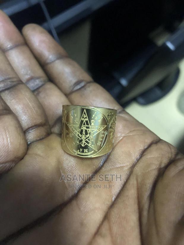 The Powerful Tetragrammaton Ring for Protection 4 Letters Of photo 2