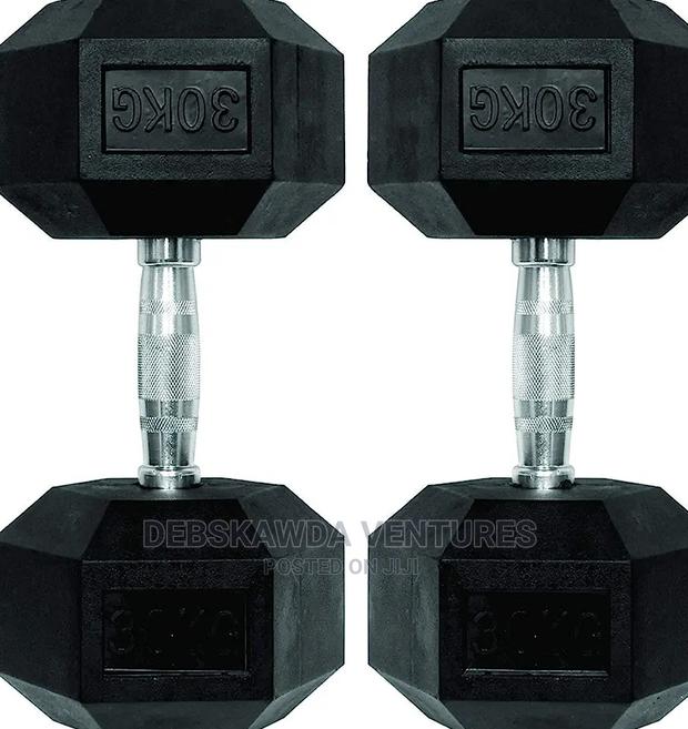 60kg Hex Dumbbells · Photo 2