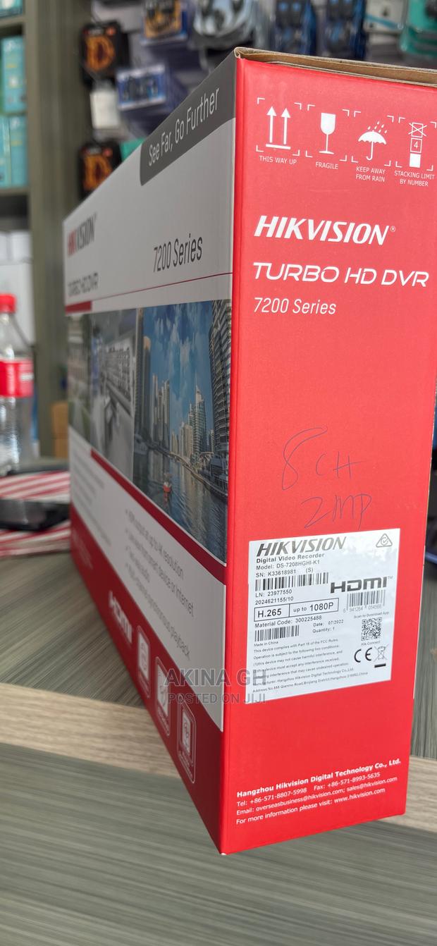 Hikvision 8ch DVR 2mp With Audio Support Ds-7208hgh1- · Photo 3
