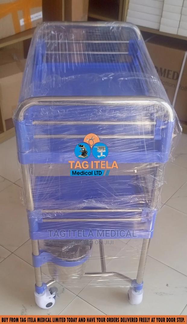 Medicine Trolley (2 Steps Plastic With Drawer) · Photo 4