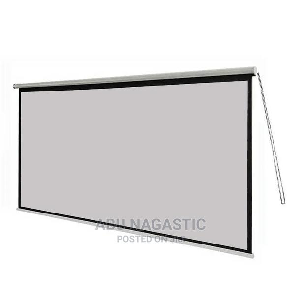 Manual Pull Down Projector Screen 243×243 · Photo 4