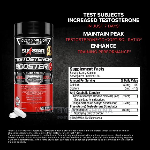 Testosterone Booster for Men Six Star Test Extreme Strength · Photo 4