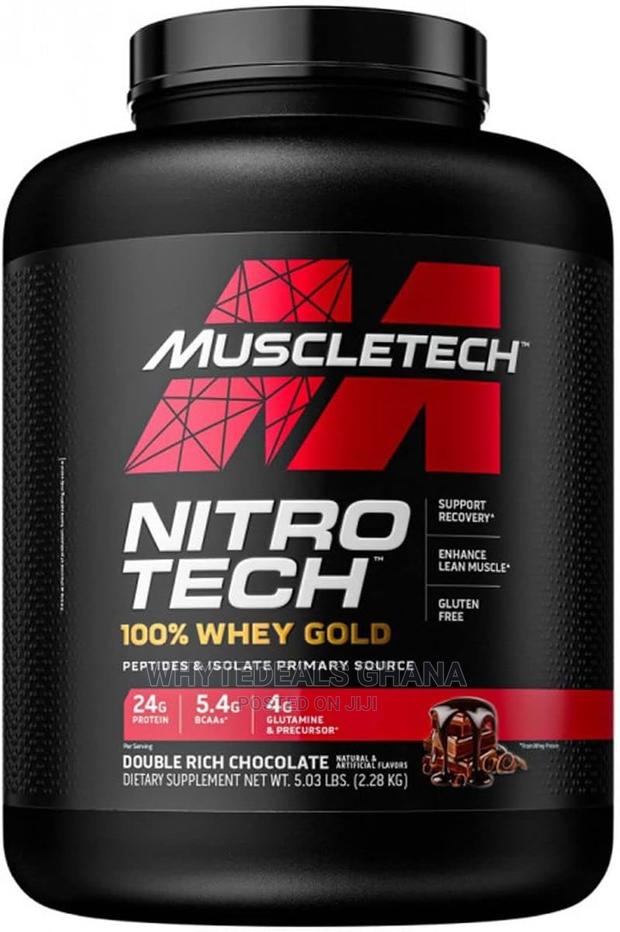 Nitrotech Whey Gold Protein Powder for Muscle GROWTH 5lbs · Photo 3