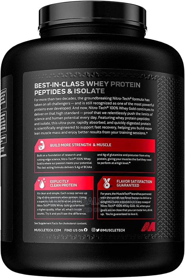 Nitrotech Whey Gold Protein Powder for Muscle GROWTH 5lbs · Photo 4