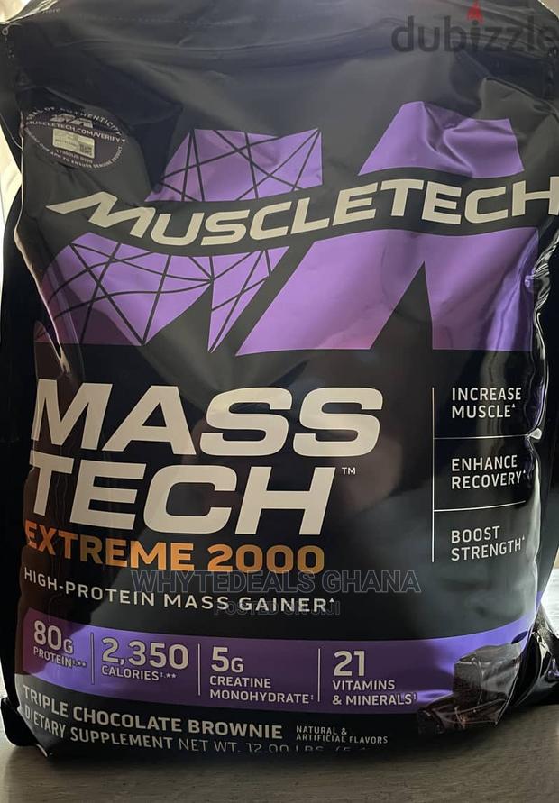 Mass-tech Extreme 2000 Muscle Builder Whey Protein 12lbs · Photo 4