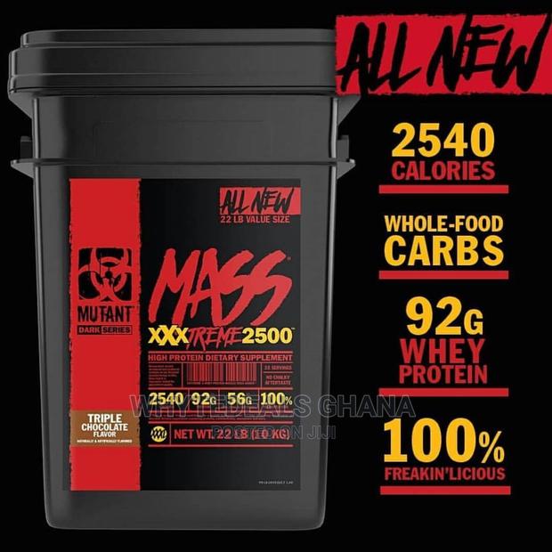 Mutant Mass Extreme Gainer Build Muscle Size Strength 22lb · Photo 4