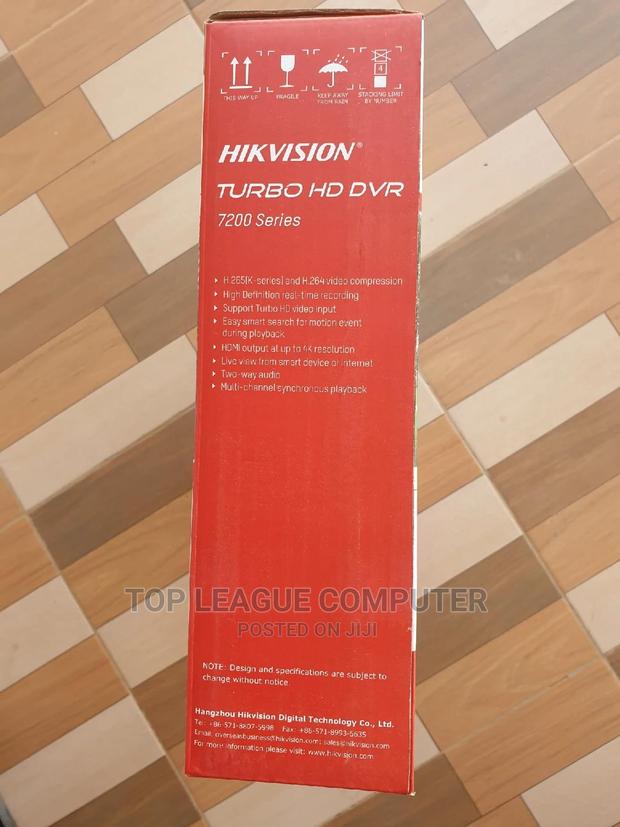Hikvision 4 Channel 720p 1u H.265 DVR photo 4