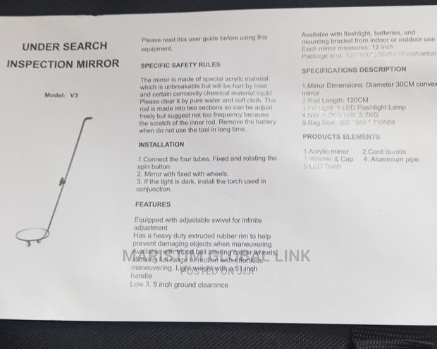 Under Vehicle Search Mirror (Inspection Mirror) photo 5
