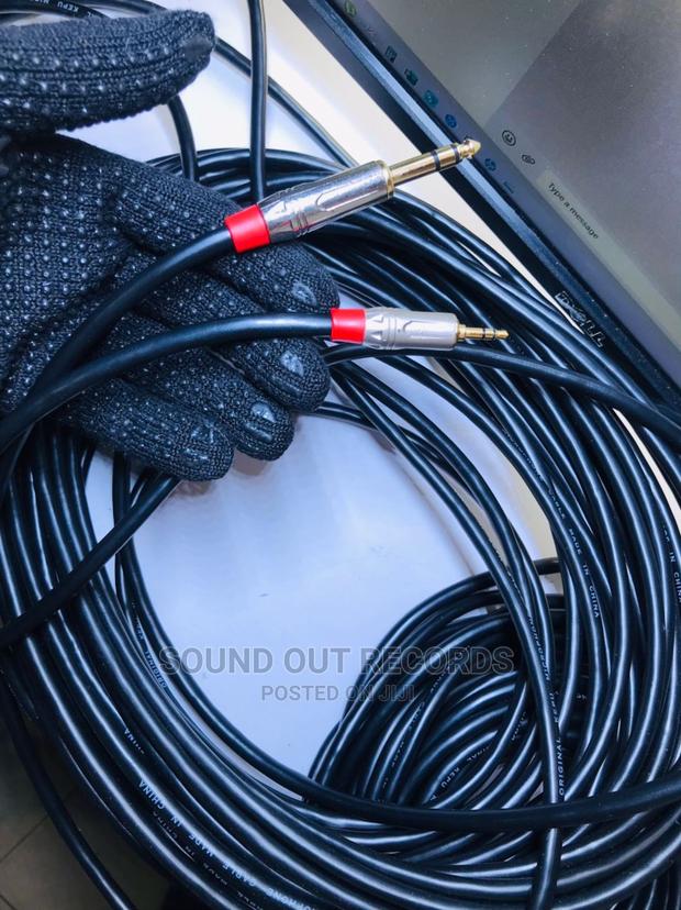 Durable Thick Cables 3.5mm Jack to 6.5mm Jack TRS Cables · Photo 3