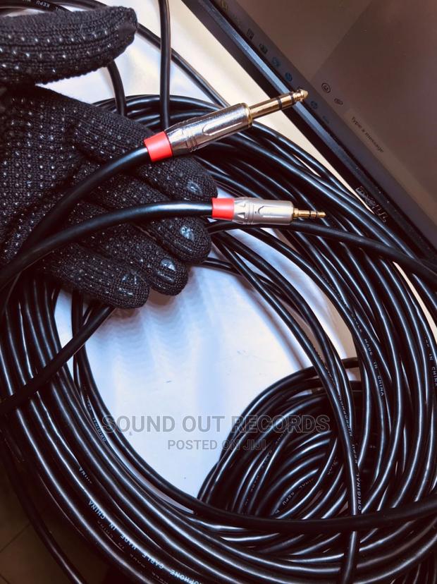 Durable Thick Cables 3.5mm Jack to 6.5mm Jack TRS Cables · Photo 4