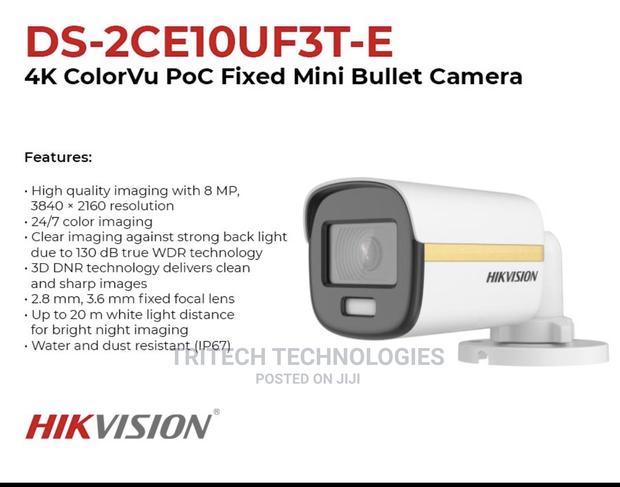 Colorvu Poc Fixed Mini Bullet Camera DS-2CE10UF3T-E · Photo 3
