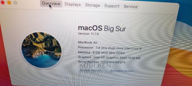Laptop Apple MacBook Air 2017 8GB Intel Core I5 SSD 128GB photo 3