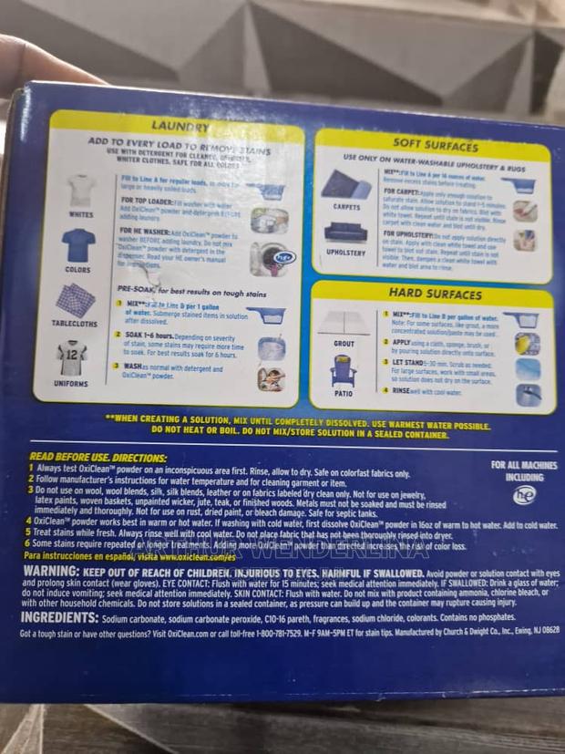 Oxiclean Versatile Stain Remover Powder · Photo 4