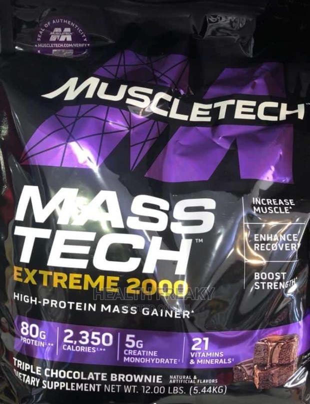 Masstech Extreme 2000 Mass Gainer Whey Muscle Builder 12lb · Photo 2