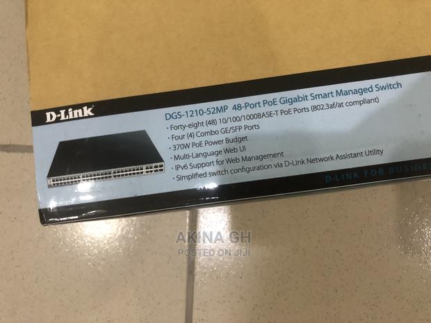 D-Link 48 Port Poe Gigabit Smart Managed Switch DGS-1210-52p · Photo 4