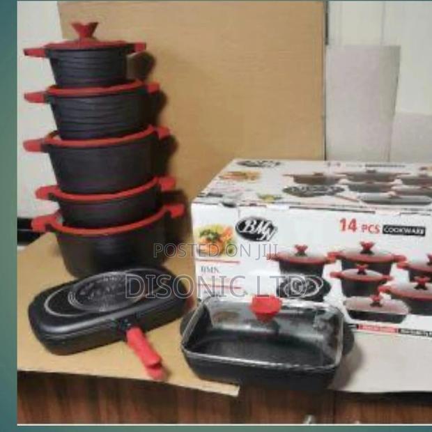 14 Pieces Nonstick Cookware With Grill Pan · Photo 2