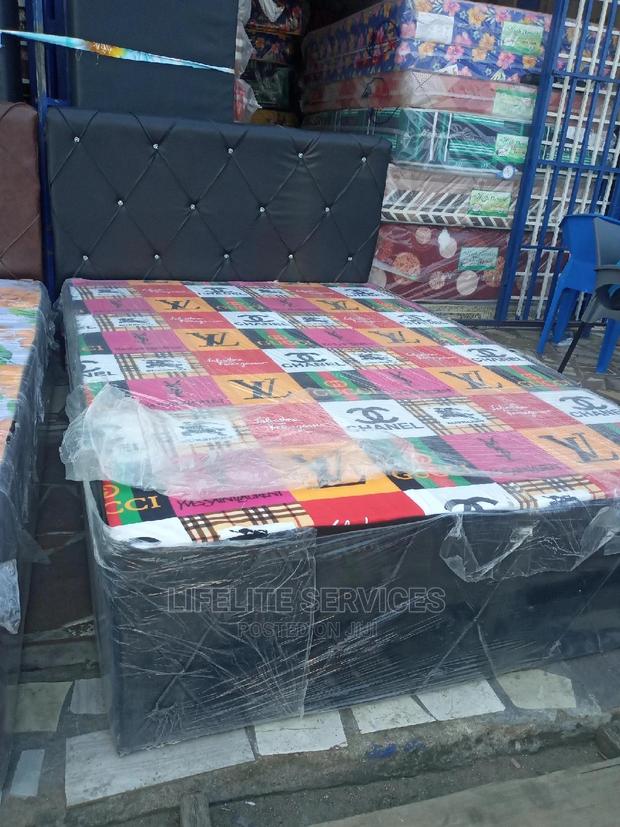 Bed Inbuilt Mattress Double Size