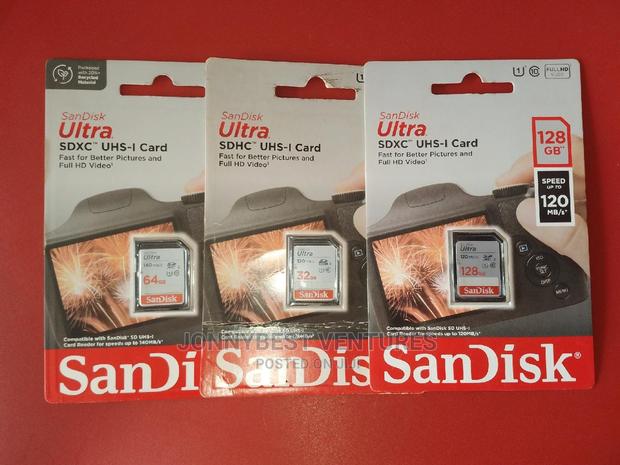 128gb Camera Memory Sandisk Brand · Photo 2