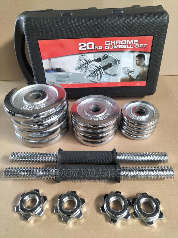 20kg Metal Dumbbells · Photo 3
