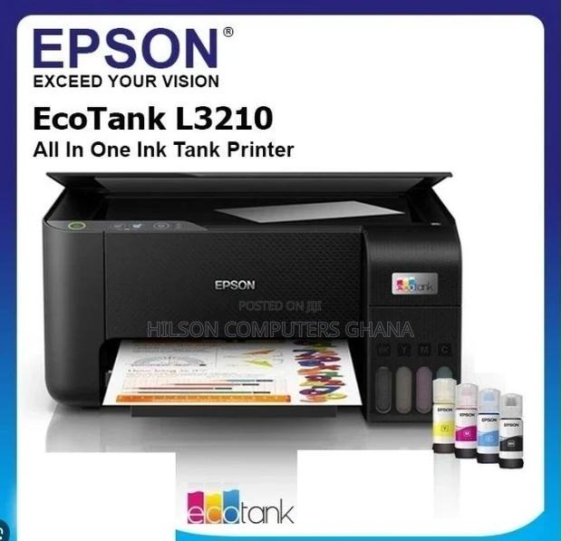 Epson Ecotank L3210 A4 All-in-One Ink Tank Printer – Black photo 3