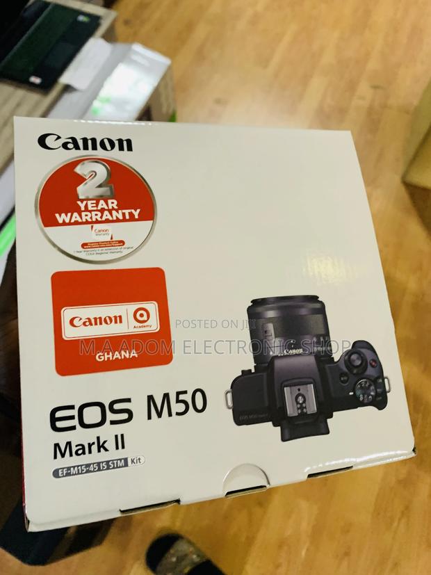 Canon Eos M50 Mark II UHD Camera Free Sd Card 64 Gig · Photo 2