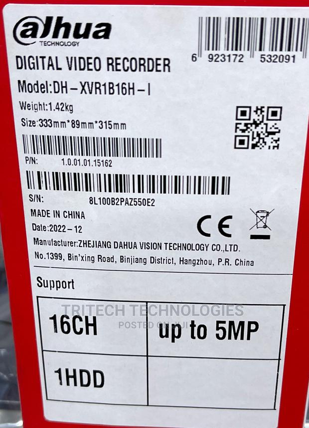 Dahua DVR 16ch 5mp · Photo 4