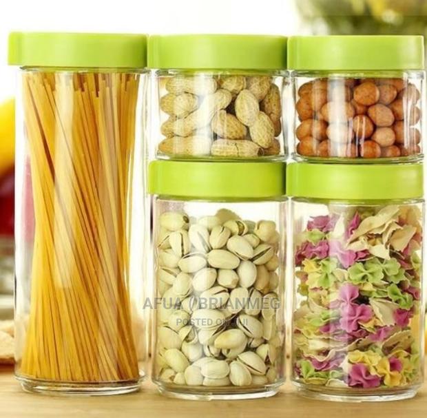 5pis Glass Storage Containers · Photo 4