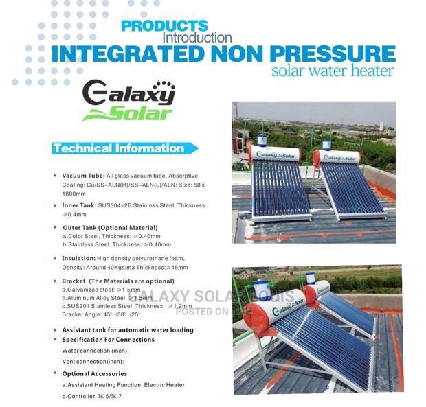 200L Solar Water Heater 5-8 People Bathing photo 3