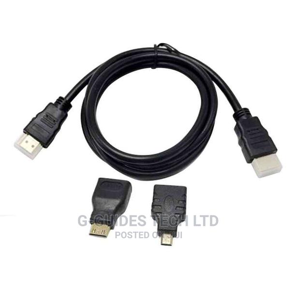 3 In 1 Mini HDMI To Hdmi, Micro HDMI To HDMI Cable 1.5M · Photo 4