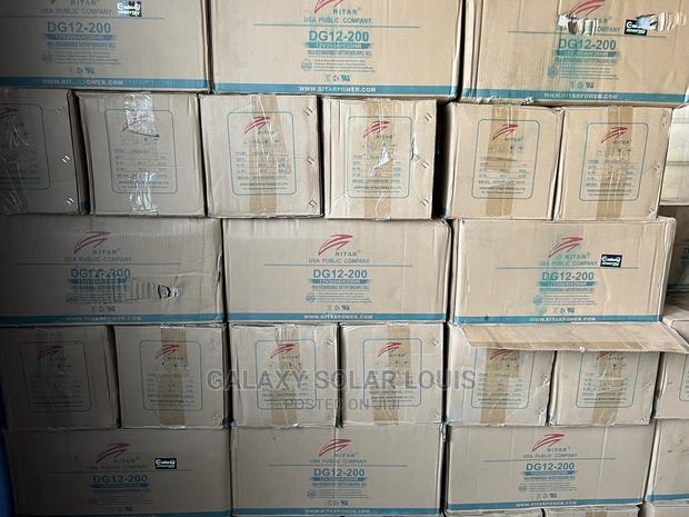 DG 12v 200ah Ritar Solar GEL Battery photo 2