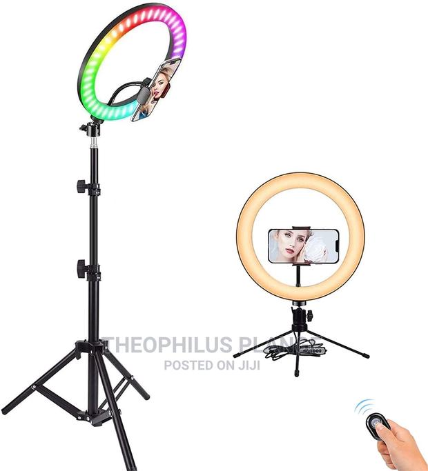 10 Inches RGB Ring Light for Photos and Videos · Photo 4