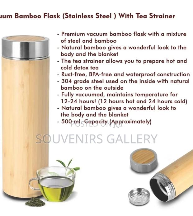 Bamboo Vacuum Flask 500ml For Souvenirs photo 2