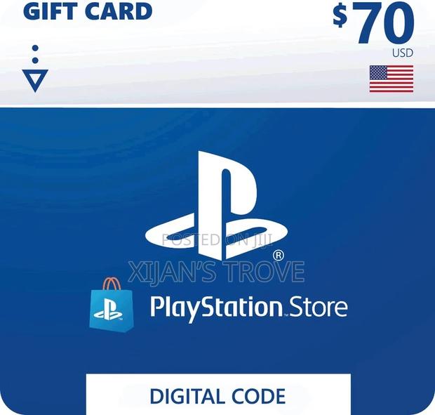 $70 Playstation Giftcard (Digital Code)