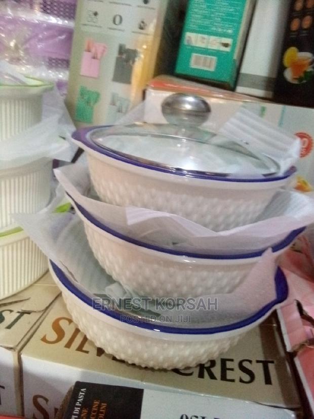 3pcs Ceramic Covered Bowls · Photo 2