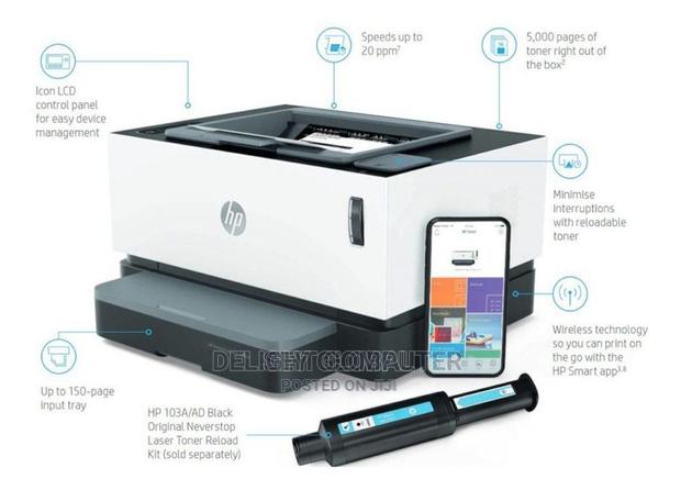 Hp Neverstop Laser 1000 Wireless Laser Printer · Photo 2