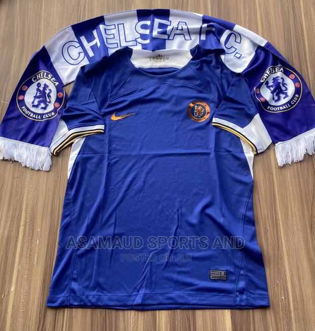 Original Chelsea Jersey With Muffler At Cool Price