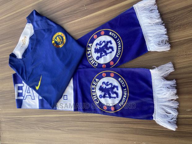Original Chelsea Jersey With Muffler At Cool Price