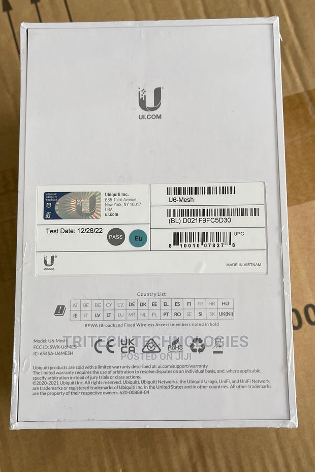 Unifi U6-Mesh Access Point Wifi 6 4x4 MIMO 160mhz,5.3gbps · Photo 4