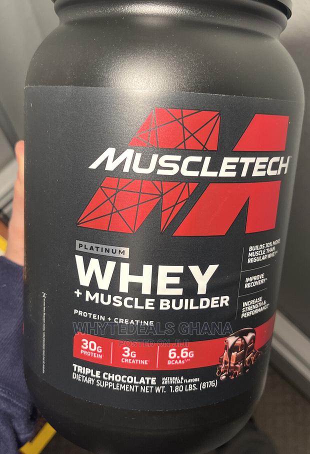 Muscletech 100% Whey Protein Muscle Builder + Creatine · Photo 4