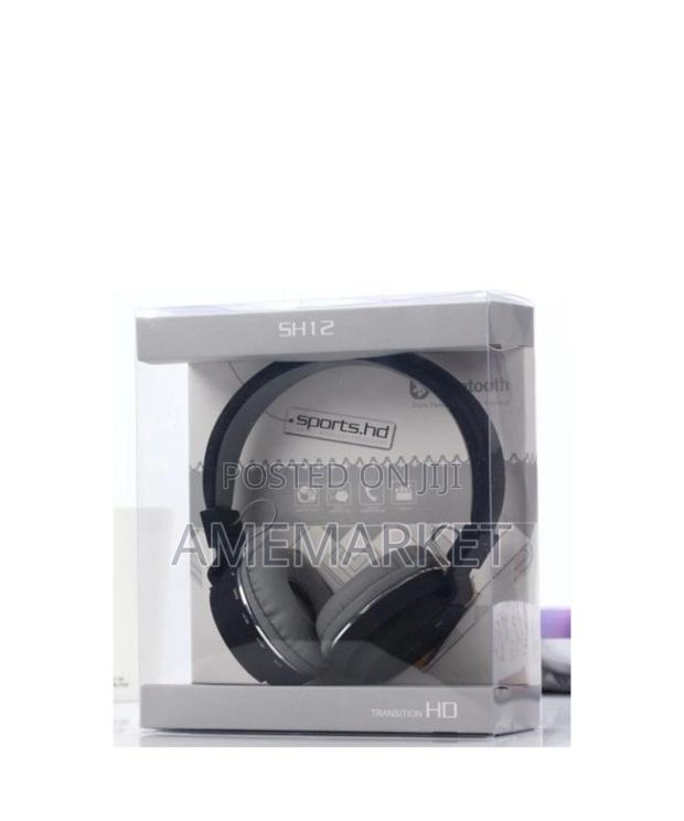 Sh 12 Wireless Headset Bluetooth 3.5mm Jack Gaming Studio With Mic · Photo 3